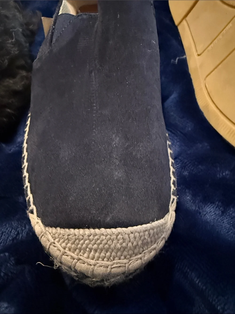 WoMen's Slip-On Espadrilles in Dark Navy - Unbranded. NWOB